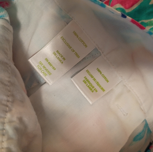 Lilly Pulitzer Tropical Print Women's Shorts EUC 14 - Picture 5 of 5